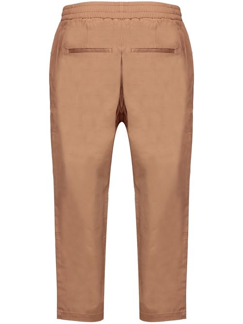 Ochre orange stretch-cotton  man pants Family first | PS2405ORANGE